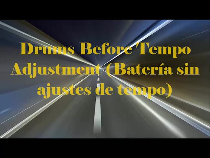 adjust tempo issues of your drum tracks