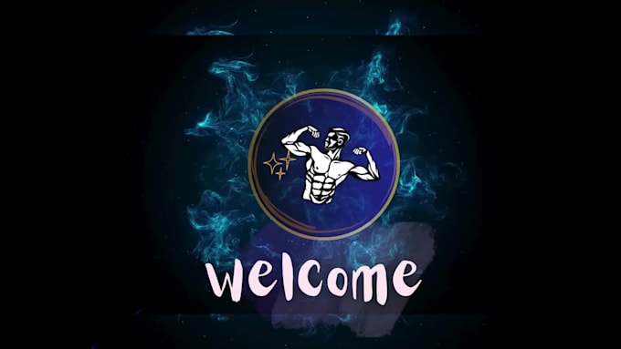 create a professional video intro for fitness business