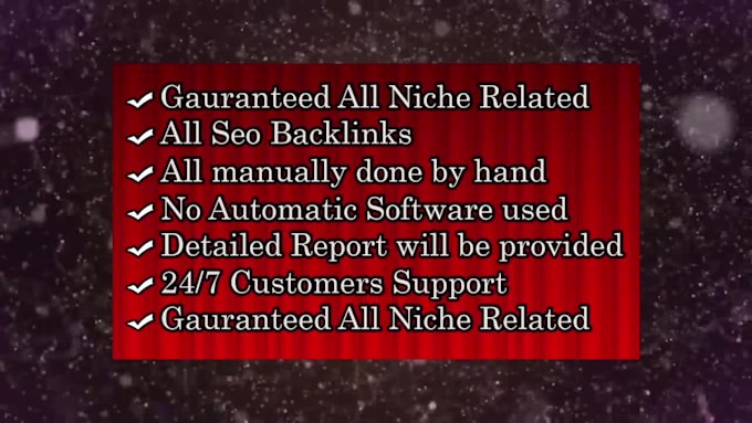 make 25 high quality niche relevant blog comments backlinks