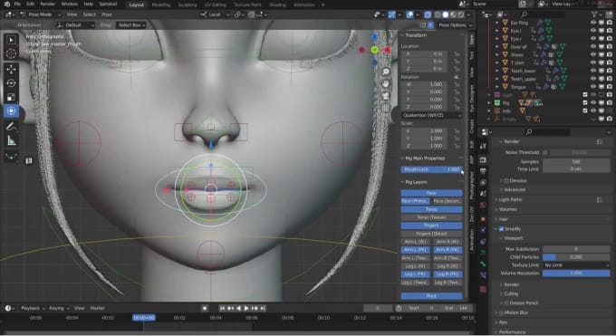 3d Character Rigging In Maya Blender 3d Max 3d Rigging Nsfw Character Rig3d By Hassanlard