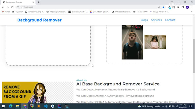 provide production grade image background removal ai model