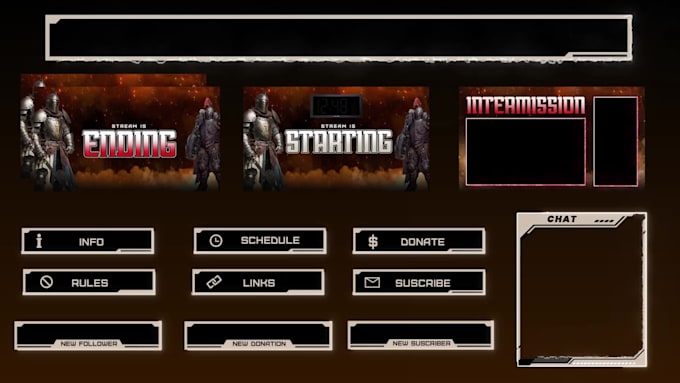 create twitch overlay with animation