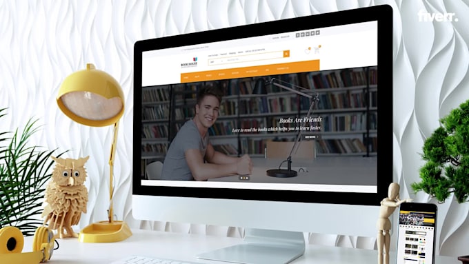 create innovative and creative web design or website mockup