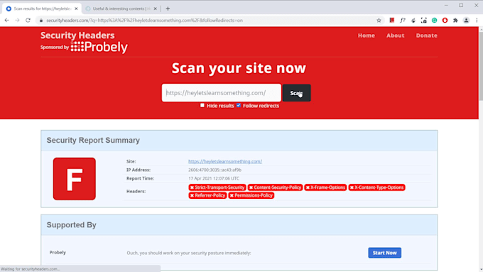 add http security headers to your wordpress websites