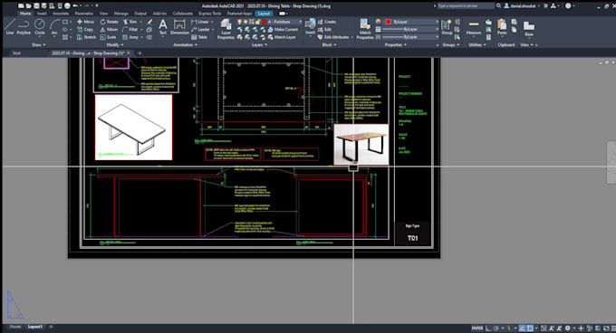 create millwork, furniture, casework shop drawings drafter