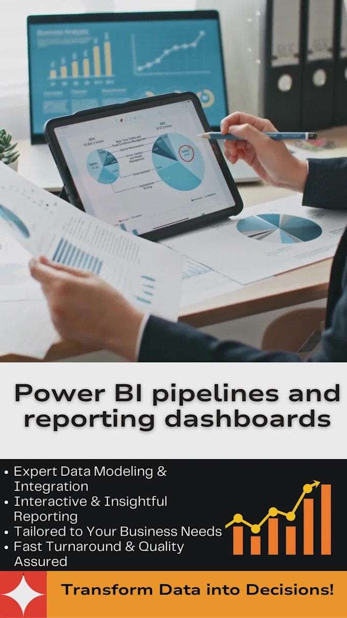 create power bi pipelines and reporting dashboards