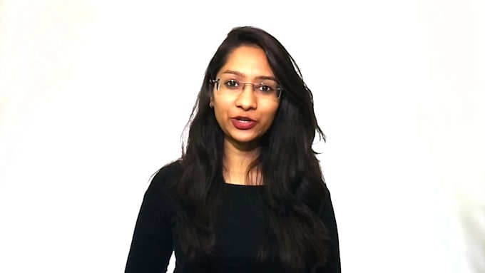 be your video spokesperson in english or hindi in full HD