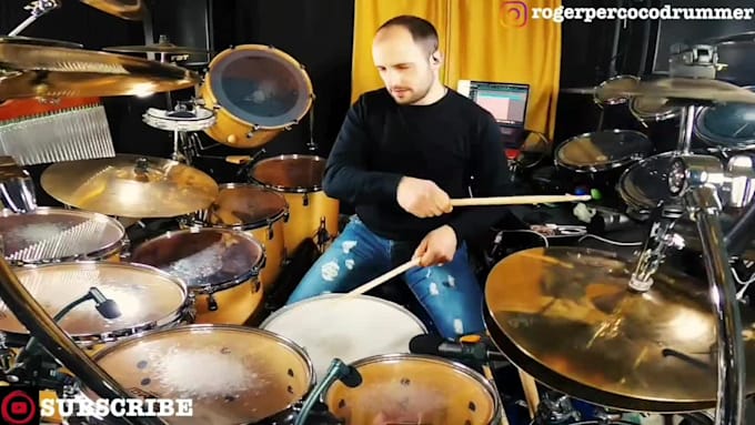 record real acoustic drums for your song studio quality
