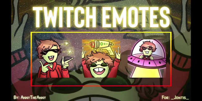 draw cool twitch emotes for you