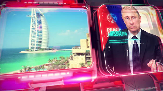 create modern design news intro animation