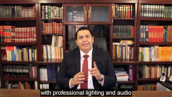 professional video from my executive office