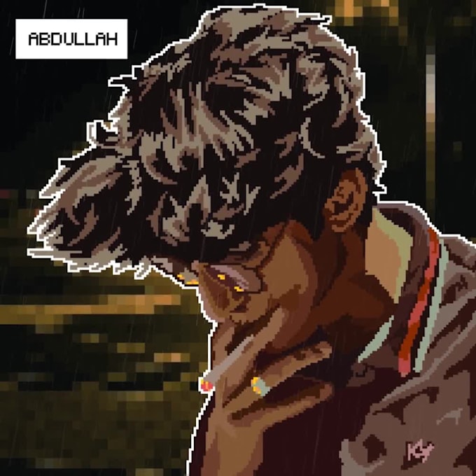 make you in pixel art and animate it
