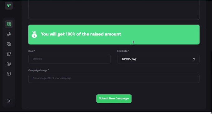 powerful crowdfunding dapp development expert in react and blockchain technology