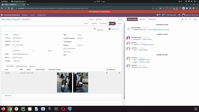 develop and customize odoo modules