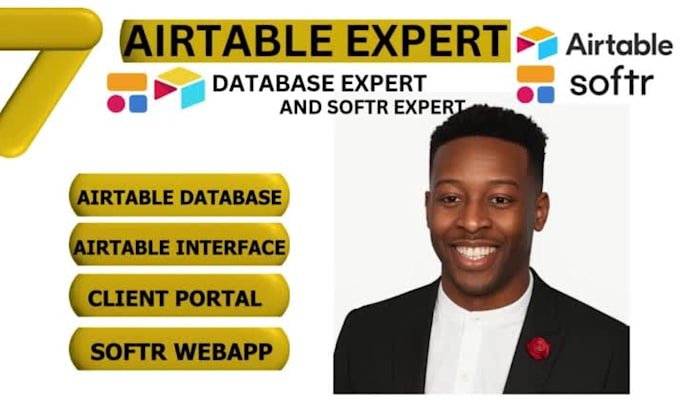 setup airtable database airtable interface softr webapp client portal mobile app