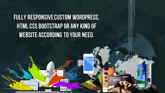 design fantastic website for any purpose in 8 hours