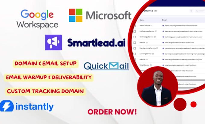 use smartlead quickmail for cold email outreach email campaign setup
