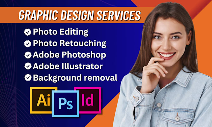 do anything in adobe illustrator, photoshop, photo editing and remove background