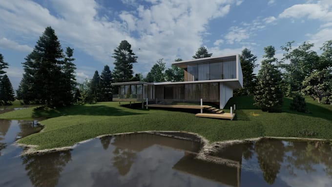 design modern house plans, floor plans, and 3d visuals