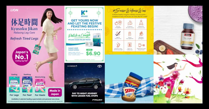 create static or animated web banner ads, newsletter
