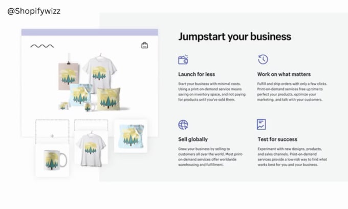 Sell Print-On-Demand Products with Shopify