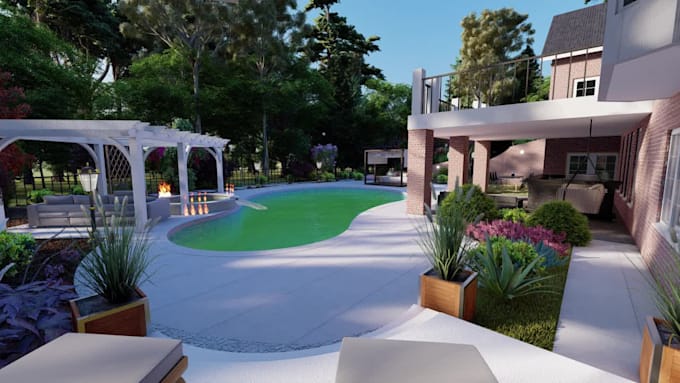 do front yard and backyard design