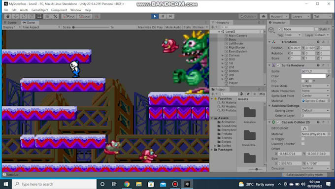 develop 2d and 3d games for you on unity engine