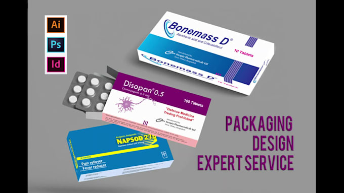do packaging design and products label design
