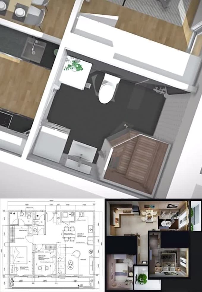 create a 3d model using sketchup and 3ds max
