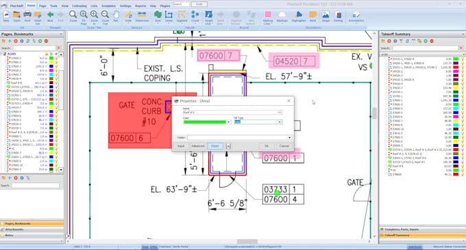 provide csi based material takeoff and cost estimation for bidding