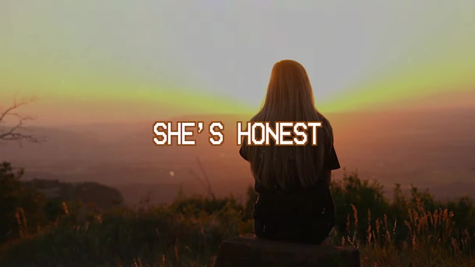aesthetic vhs lyric video