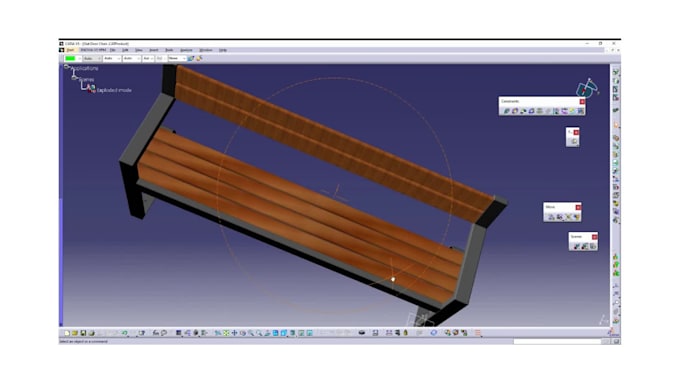 design an outdoor bench for you