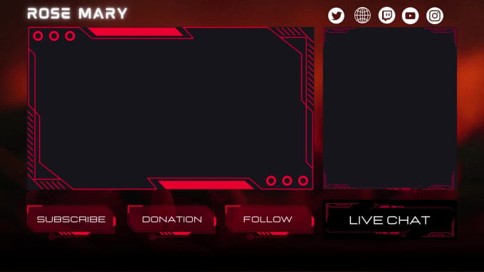 Design twitch banner, overlays, emotes, logo, vtuber model by ...