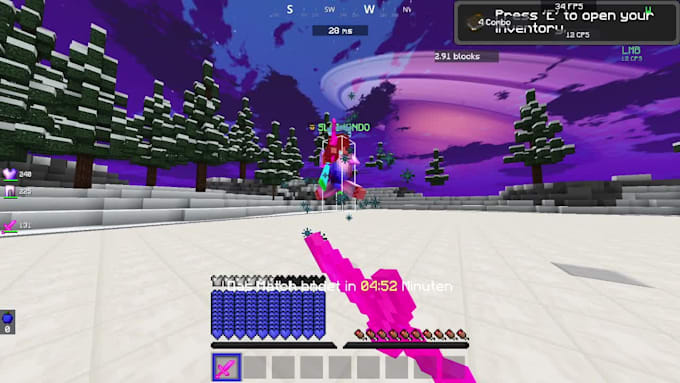 mincraft pvp und bedwars coaching
