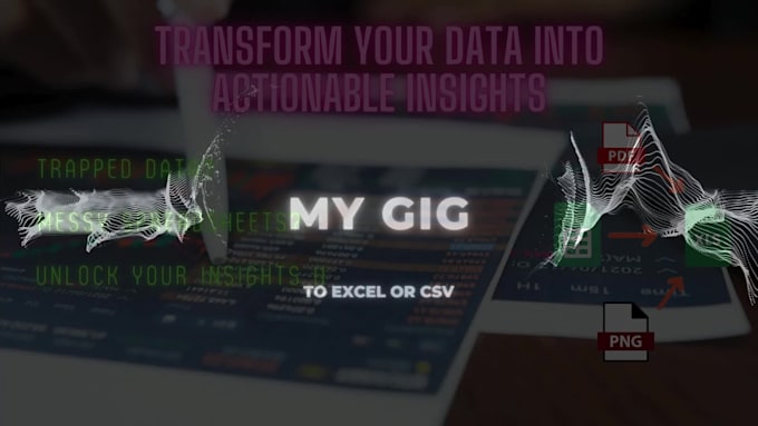 convert pdf, images and google sheets to excel