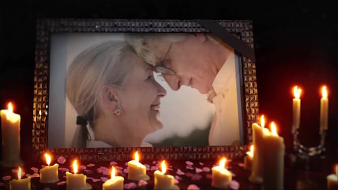 do funeral memorial slideshow and video within 2 hours