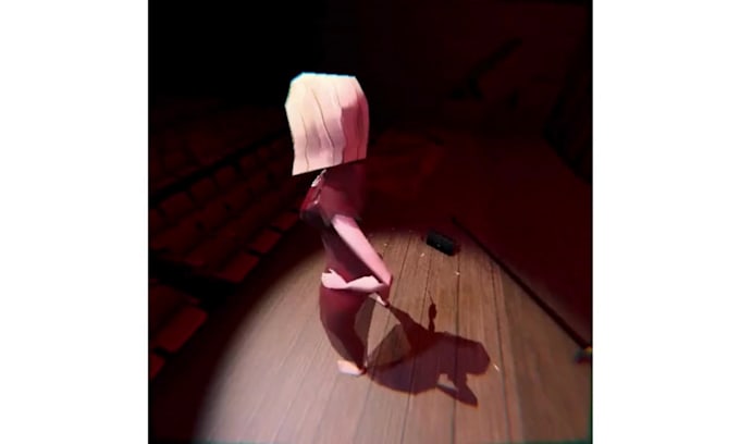 design retro ps1 ps2 n64 style low poly 3d characters for unity or unreal