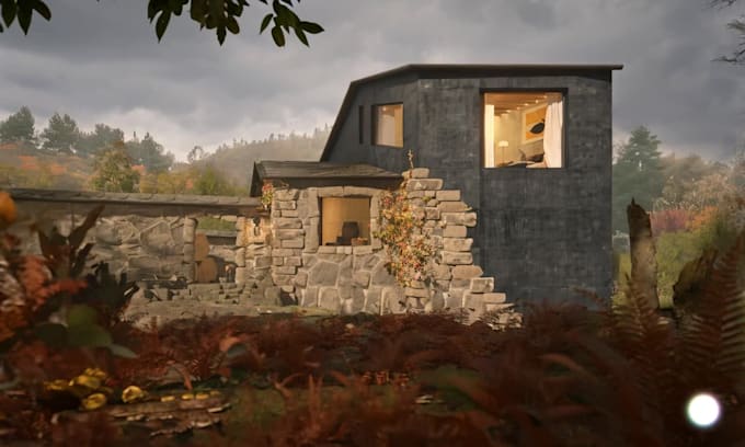 create photorealistic exterior architectural visualization