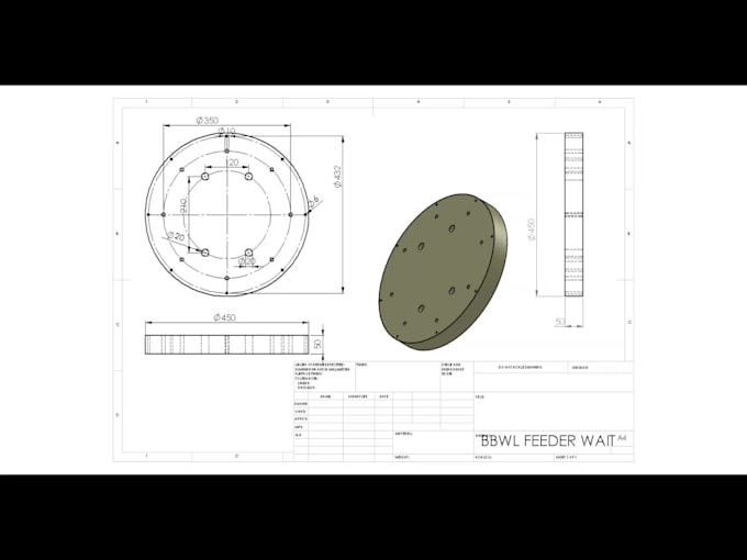 work on solidworks  well trained in 3d model , machine design