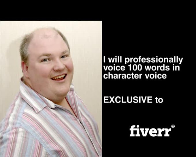 voice 100 words in a character voice