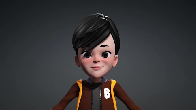 design 3d cartoon character in blender