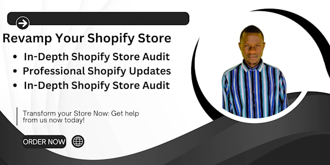 shopify audit, update and upgrade shopify store
