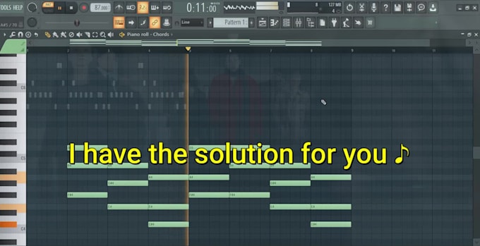 get the midi chords or the melody of a song