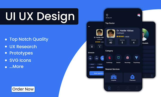 Do your mobile app ui ux design inside figma by Tayyabmustafa0 | Fiverr