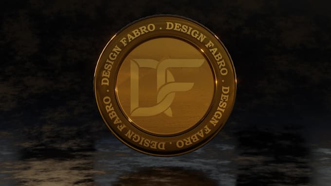 design 3d crypto coin and crypto token