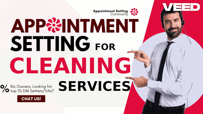 set appointments for janitorial services