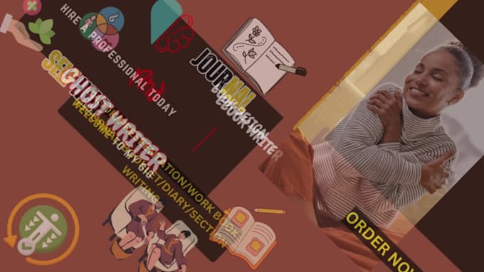 ghostwrite and design self help ebook, workbook, and journal using canva