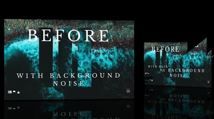 remove background noise from your video and audio