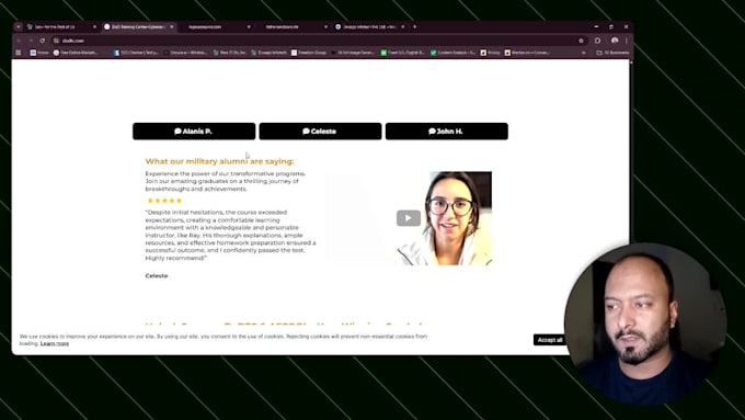 develop a website on go high level for you