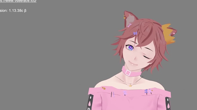 make a 3d vtuber anime model